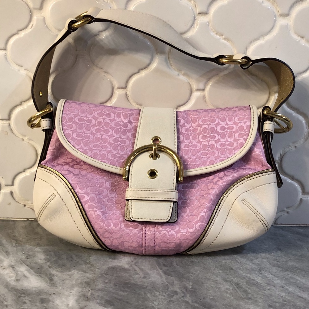 Coach Mini Signature Soho Flap Bag